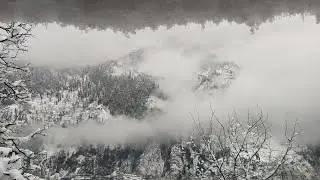 Live Snow Fall in Kashmiri High Altitude Mountain Areas // Kashmiri Snow Fall Full Video #snowfall