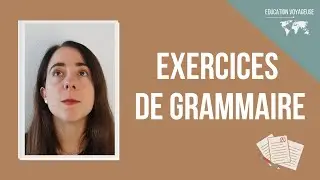 Different types of grammar exercises to do in French as a Foreign Language classes