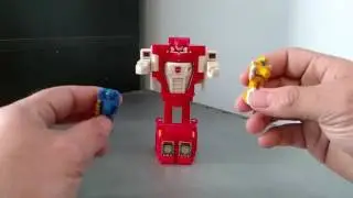 Transformers 1988 Autobot Targetmaster Quick Mix, Landfill, & Scoop Review