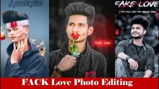 Fake Love Photo Editing PicsArt | PicsArt Fake Love Photo Editing Tutorials | Technical Mr_Vipo