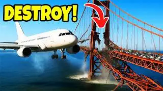 Planes vs GOLDEN GATE BRIDGE DESTRUCTION! | Teardown