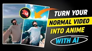 how to make normal video to anime😱normal video to anime video converter | convert video to anime |