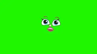 female eye green screen - eye green screen animation