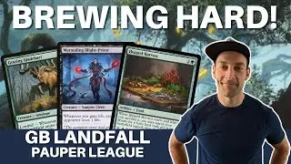 I GOT BREW CHALLENGED! I was asked to make a new MTG Pauper deck with Landfall and it worked!