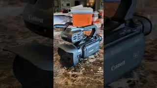 Got a new camera! Let's make some movies! #Canon #CanonPhotography #CanonXA40 #DTFgarage #Camcorder