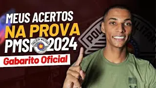 🚨 SAIU GABARITO OFICIAL DA PROVA DE SOLDADO PM-SP 2024 | MEUS ACERTOS | DICAS