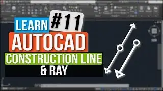Autocad Tutorial In Hindi || Construction Line || Ray