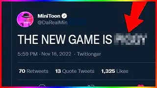 MiniToon Has Started Working On His New Game... (Piggy)