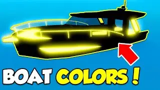 *NEW* BOAT CUSTOMIZATION! *NEON BOAT*! ROBLOX Fishing Simulator Update!