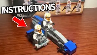 Barc Speeder With Sidecar 75359 Alternate Build Instructions