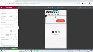 Designing Website Header using Elementor Container
