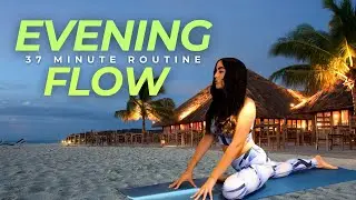 The BEST Yoga BedTime Flow! Yoga Workout Evening Flow for Better Sleep w/ Rachel