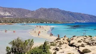 Elafonisi Beach - Island of Crete - Greece - 4K