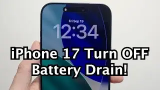 iPhone 17 / 17 Pro: Always On Display - How to Turn OFF!