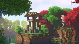 Realistic RED OAK FOREST #minecraft Biome 2K 60 FPS RTX #shaders 3070ti | Vancraft
