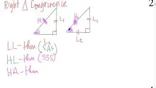 Geometry: Triangle Congruence Postulates and Theorem Problem #3 of 6