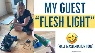 My new guest “flesh light” for my fucking machine. Wow. Hostess of the year award 🥇