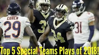 Top 5 Saints Special Teams Plays (2018)