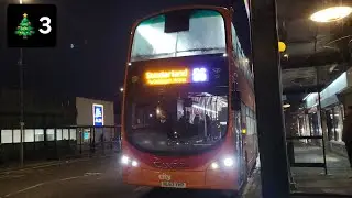 Advent with Bus Boy 2024 Day 3: Front View: Onboard 56 to Sunderland - Go North East 6087 - NL63 YHP