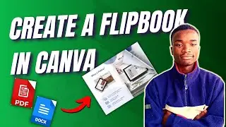 How To Create Flip Book In Canva SUPER FAST 2023 | Create Flipbook from pdf