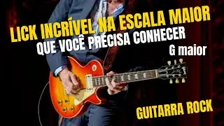 Lick na escala maior G