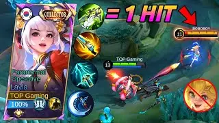 FINALLY!! I GOT MAX DAMAGE USING THIS NEW LAYLA BROKEN BUILD🔥!!! - MLBB