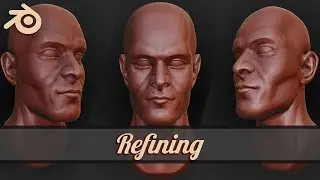How to sculpt stylized face in Blender 2.8 Tutorial | Part 4