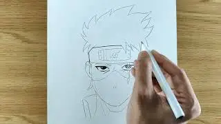 How to draw kakashi hateck||💥🖌️ draw by Joy