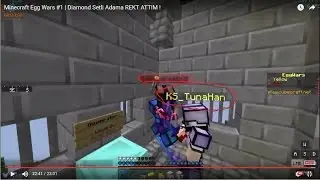 Minecraft Egg Wars #1 | Diamond Setli Adama REKT ATTIM !