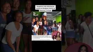 Angelina Jolie dancing to Candy as daughter Zahara heads to Spelman College