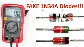 Crystal Radio Fake 1N34A Diodes! Easy Test (4K)