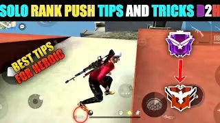 Diamond to Heroic Solo Rank Push Tips and Tricks | All Match Plus Tricks