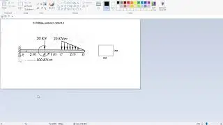 cantilever beam with point load,moment and uvl load