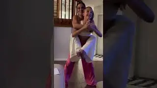 #liftcarry | Little strong girl lift and carry her mom | #stronggirl #piggyback