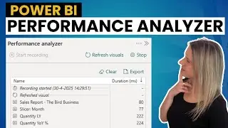 Performance Analyzer in Power BI