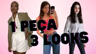 DESAFIO FASHION: 1 PEÇA, 3 LOOKS! | ESPELHO MEU