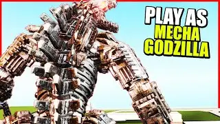 NEW Play As MECHA GODZILLA 2021! - Gmod Sandbox