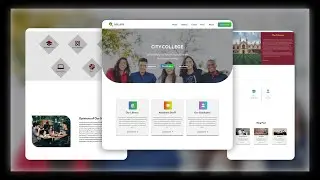 How To Create a Website Using HTML & CSS || COLLEGE || Step by Step