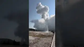 Explosion at Biscuit Basin Yellowstone National Park, Montana