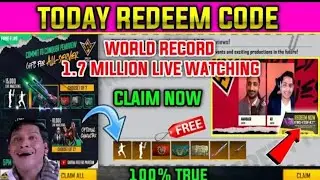 FFWS REDEEM CODE | FREE RED GLOWALL SKIN FREE MP40 LEGENDARY GUN SKIN FOR FREE | REDEEM FAST GUYS
