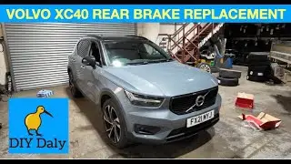 Volvo XC40 Rear Brake Discs and pads Replacement