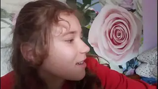 Элька дома, Серёжа в хорошем настроении ,смотрим поля ,учудила Эвелинка)).