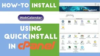 How-to Install WebCalendar using QuickInstall in cPanel