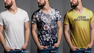 Create a Realistic T shirt Mockup in Photoshop