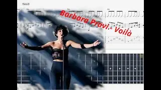 (Best Guitar Lesson) Barbara Pravi - Voilà  (slow speed for lesson)
