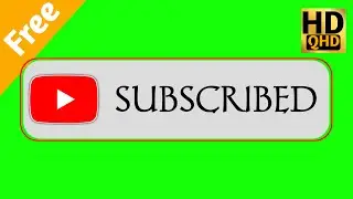 YouTube Subscribe Button Green Screen ।। No Copyright #habibur_rahman