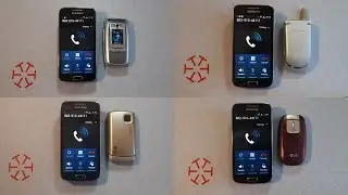 My flip phones collection incoming calls. Part 5