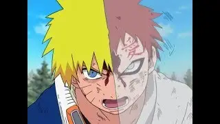 Naruto vs Gaara - Gamabunta turns into kyuubi