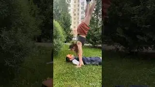 Умеете стоять на руках?@Blackie366💞 #therian #quadrobics #кисячерри #спорт #квадробика #животные