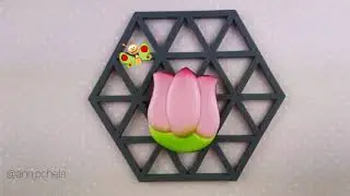 Пряник Тюльпан. Мастер-класс по пряникам. Cookies with icing. Decorated cookies.